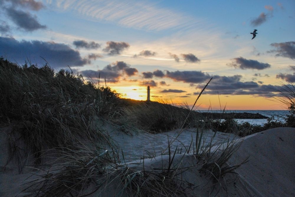 solnedgång kåsa strand varberg