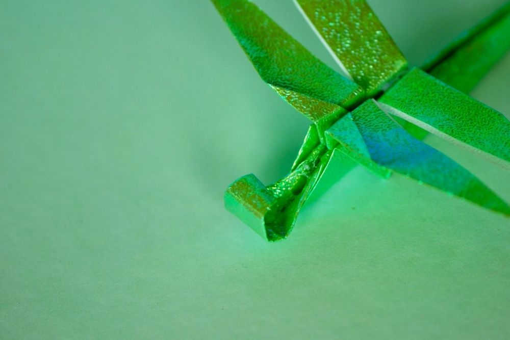 papperstrollsländaor origami