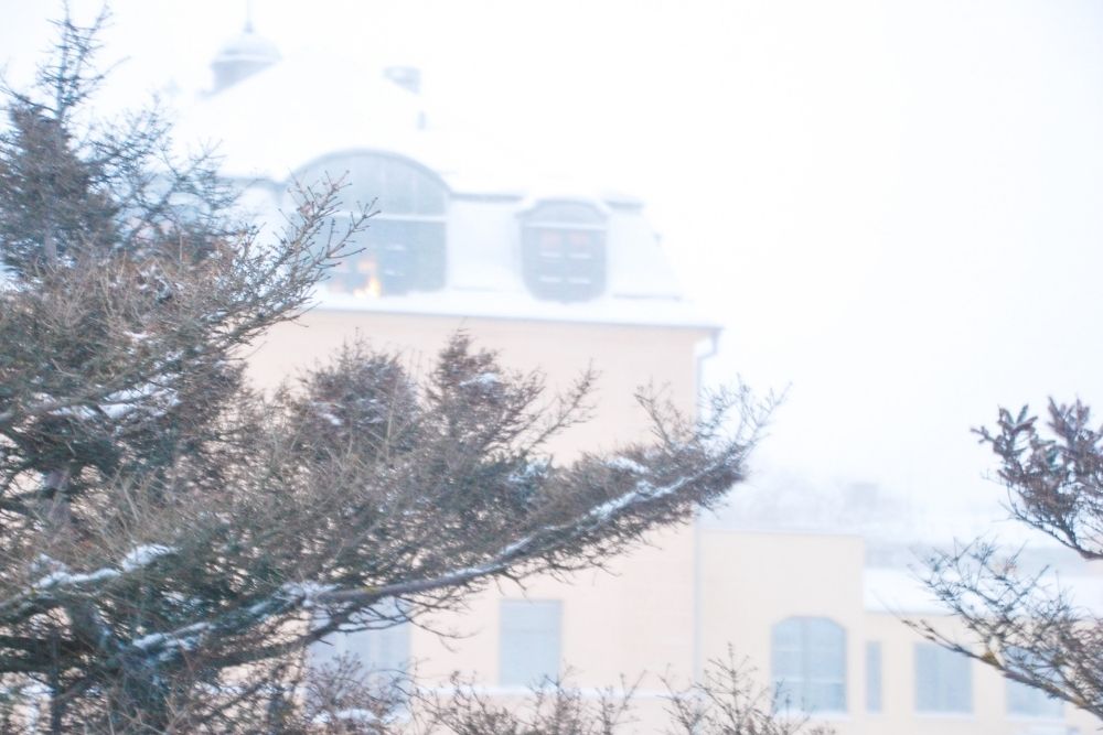 varbergs kusthotell snöstorm december 2021