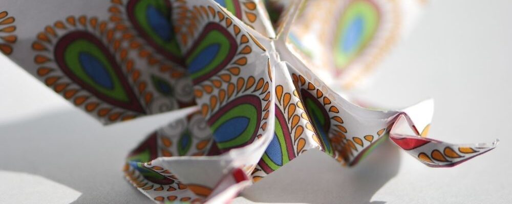 origami fjäril