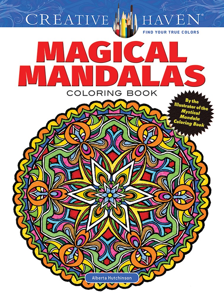 magical mandalas målarbok